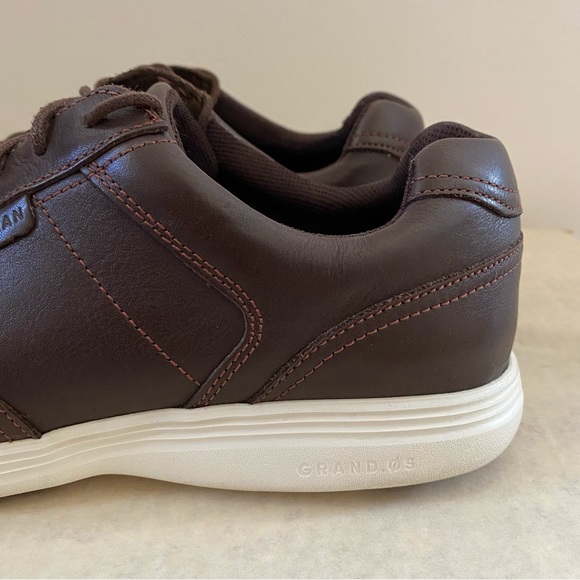 Cole Haan Men's Grand Tour Sport Oxford Sneakers Leather Size 8M Chestnut - Picture 5 of 9
